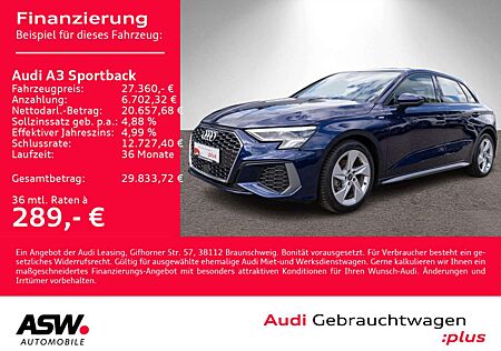 Audi A3 S line 30TDI Stronic Navi LED Pano