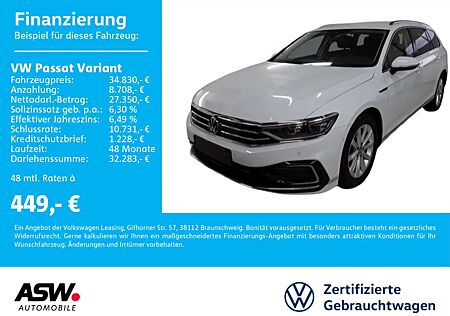 VW Passat Variant Volkswagen GTE 1.4TSI eHybrid DSG RFK VC AHK
