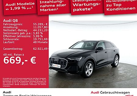 Audi Q8 45 TDI TIPT*QUA*LED*RFK*AHK*LUFT*NAVI*ACC*DAB