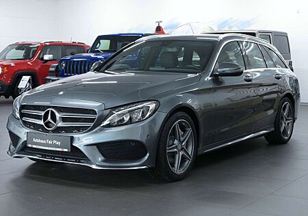 Mercedes-Benz C 180 T AMG/AHK/LED/18"/LEDER/UNFALLFREI !