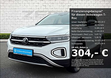 VW T-Roc Volkswagen 1.5 TSI DSG Style AHK-abnehmbar Navi Digitales Coc