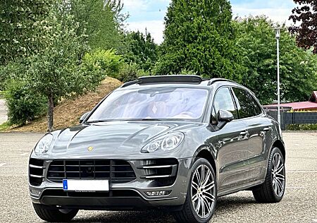 Porsche Macan Turbo PDK Individual VollederBeige-Pano-21zoll-luf