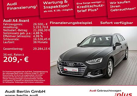 Audi A4 Advanced 35 TFSI S tr. AHK LED RFK NAVI