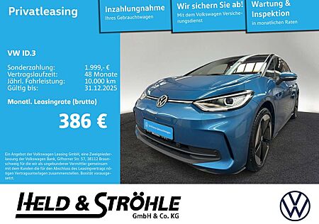 VW ID.3 Volkswagen Pro S IQ-LED PANO 20" 360° AR-HuD WÄPU H/K