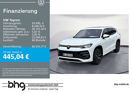 VW Tayron Volkswagen R-Line 2,0 l TDI SCR 4MOTION 7-Gang-Doppe