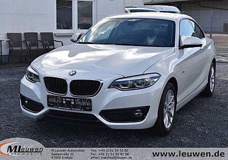 BMW 220d 220 Coupe Sport-Line Aut. *LEDER*NAVI*18"*PDC*