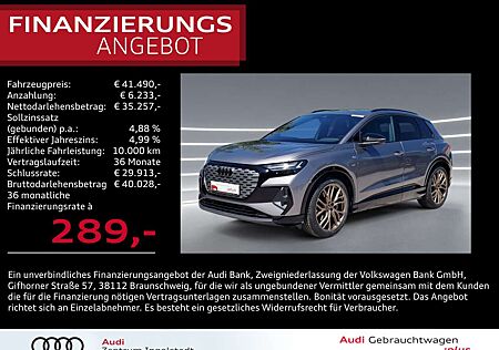 Audi Q4 e-tron 40 edition one S line MATRIX AHK 21"