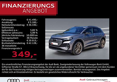 Audi Q4 e-tron 40 edition one S line MATRIX AHK 21"