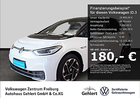 VW ID.3 Volkswagen Pro Performa. 58 kWh Panoramadach Navi ACC LED