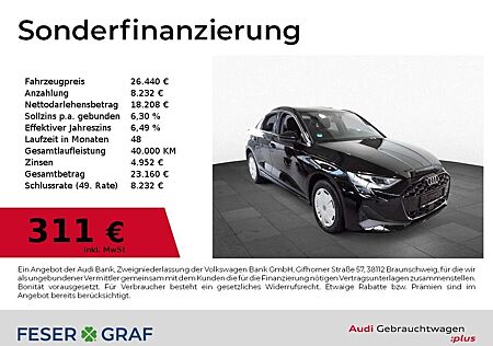 Audi A3 Lim 30 TFSI S tronic SmartphoneI,PDC,Sitzhzg