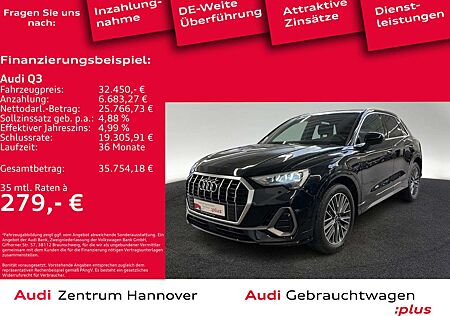Audi Q3 S line 45 TFSIe LED Navi Teilleder virtual DA