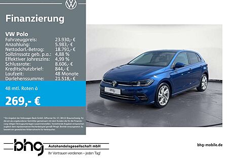 VW Polo Volkswagen 1.0 TSI OPF DSG Style