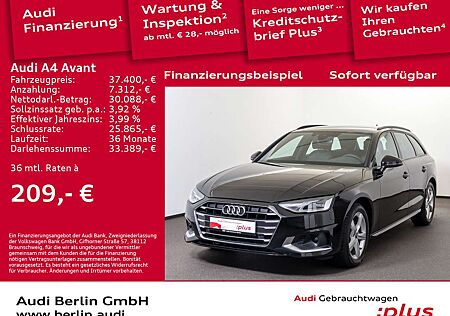 Audi A4 Advanced 35 TFSI S tr. NAVI RFK VIRTUAL