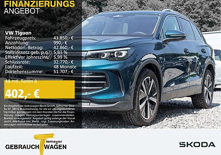 VW Tiguan Volkswagen 2.0 TDI DSG ELEGANCE NEUES MODELL PANO AH