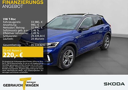 VW T-Roc Volkswagen 2.0 TDI DSG R-LINE NAVI AHK KAMERA ALCANTA