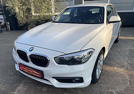 BMW 116 i Advantage 2.Hand Navi SHZ Weiss Top Gepflegt