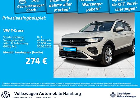 VW T-Cross Volkswagen 1.0 TSI Life DSG Navi LED Travel Assist