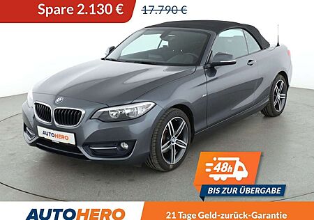 BMW 218i 218 Sport Line *TEMPO*PDC*SHZ*KLIMA*