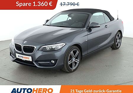 BMW 218i 218 Sport Line *TEMPO*PDC*SHZ*KLIMA*