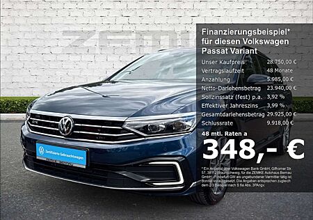 VW Passat Variant Volkswagen 1.4 TSI GTE AHK-klappbar Navi Digitales Cockpit Ma