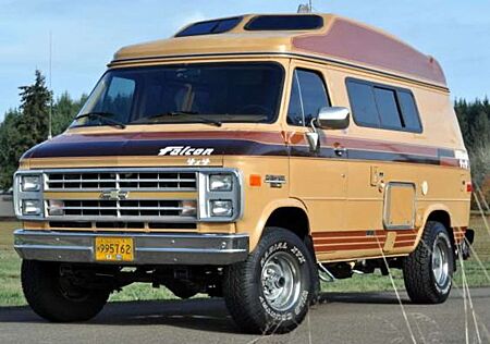 Chevrolet G G20 Falcon Intervec 4x4 Camper Van, 350cui V8