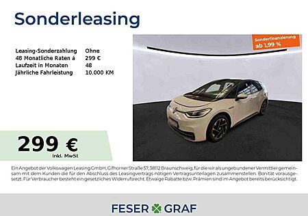VW ID.3 Volkswagen Pro Business 107kW 62kWh Kamera Navi Matrix