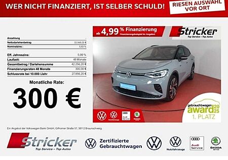 VW ID.4 Volkswagen GTX 300,-ohne Anzahlung Navi App-Connect