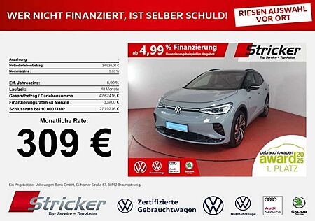 VW ID.4 Volkswagen GTX 309,-ohne Anzahlung Navi App-Connect