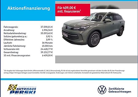 VW Tiguan Volkswagen 1.5 eTSI Life DSG KLIMA, NAVI, LED, AHK