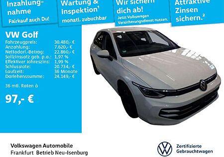 VW Golf Volkswagen VIII 1.5 eTSI DSG Style FrontAssist IQ.Ligh