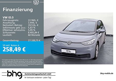 VW ID.3 Volkswagen Pro Performance Upgrade