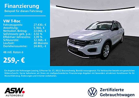 VW T-Roc Volkswagen Style 1.5TSI DSG LED Navi Stdhz Pano LEDER