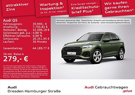 Audi Q5 40 TDI S line quattro Matrix Pano B&O Leder