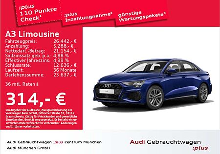 Audi A3 35 TFSI S tronic S line Ext. Navi+/