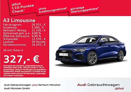 Audi A3 35 TFSI S tronic S line Ext. Navi+/
