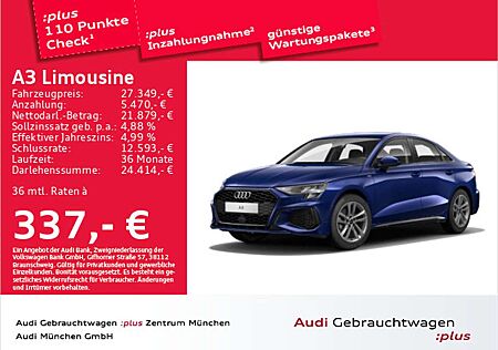 Audi A3 35 TFSI S tronic S line Ext. Navi+/
