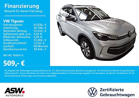 VW Tiguan Volkswagen Life Goal 1,5 eTSI DSG LED NAVI AHK PANO