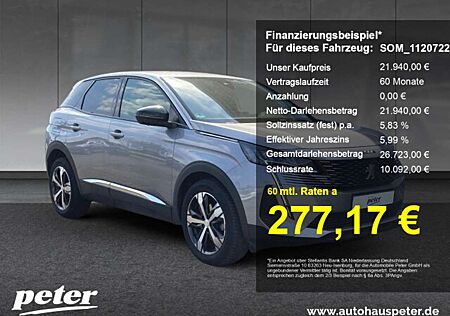 Peugeot 3008 Allure 130 +Keyless+SHZ+Navi+Kamera+LED