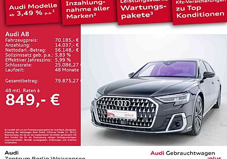 Audi A8 Lang 50 TDI TIPT*QUA*MATRIX*PANO*B&O*LUFT*NAV