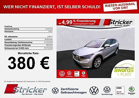 Skoda Enyaq iV80 Suite 380,-ohne Anzahlung AHK Pano Leder