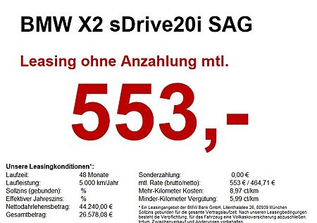 BMW X2 sDrive20i