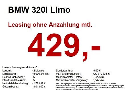 BMW 320i Limousine