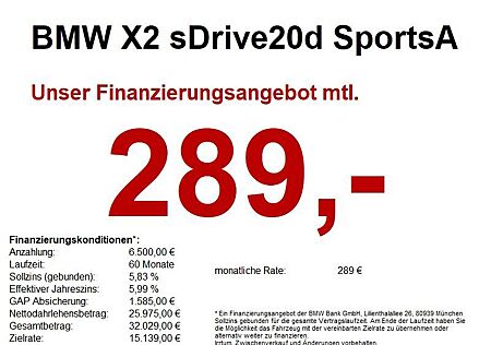 BMW X2 SDRIVE20D A