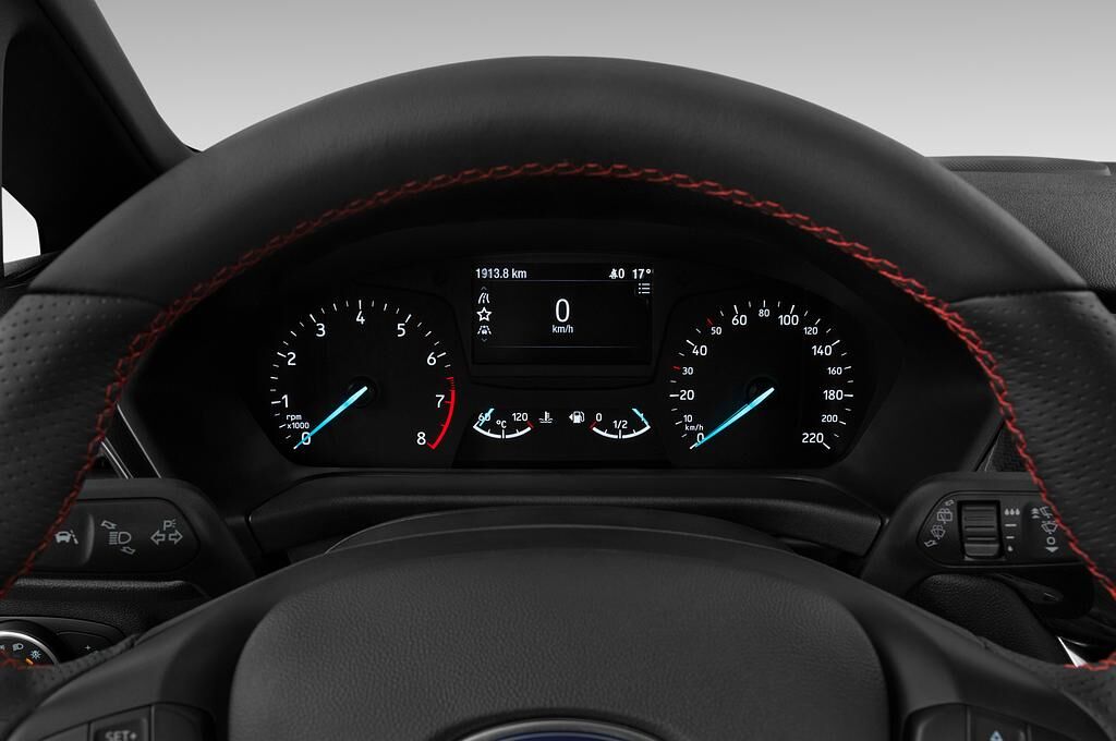 Ford Fiesta (Baujahr 2019) ST-Line 5 Türen Tacho und Fahrerinstrumente