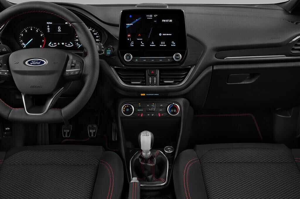 Ford Fiesta (Baujahr 2019) ST-Line 5 Türen Mittelkonsole