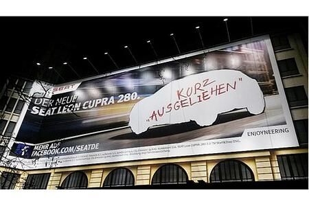 Werbe-Gag oder Vandalismus am Berliner Potsdamer-Platz?