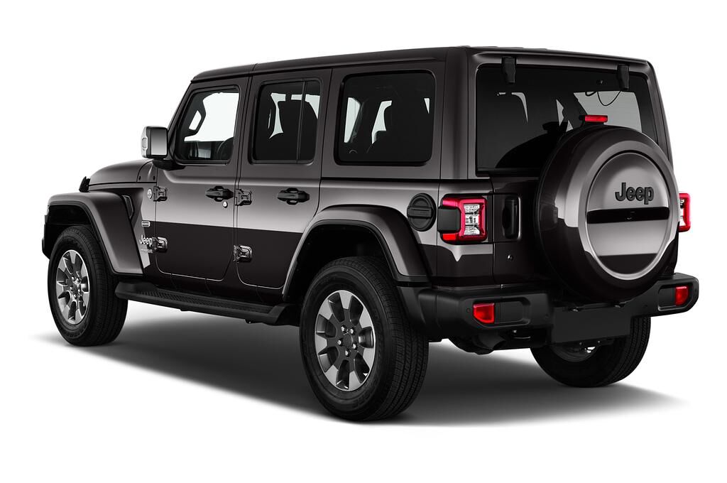Jeep Wrangler Unlimited (Baujahr 2019) Sahara 5 Türen seitlich hinten