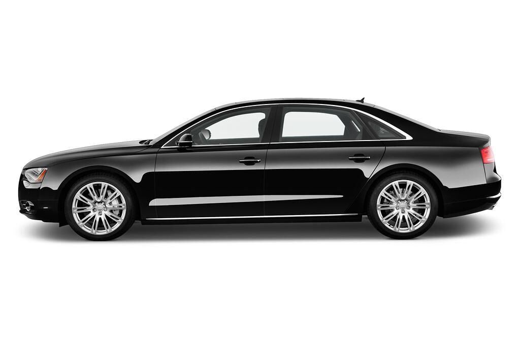 Audi A8 L (Baujahr 2011) L 4 Türen Seitenansicht