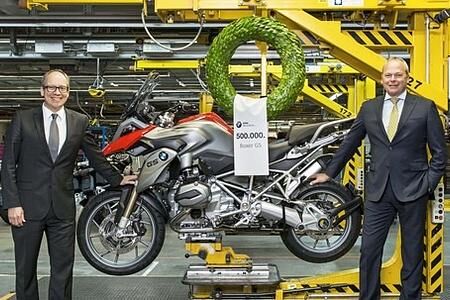 BMW Werk Berlin produziert 500.000stes BMW GS Motorrad mit Boxermotor