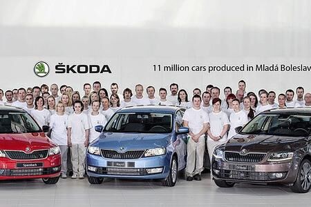 11 Millionen Automobile im ŠKODA Stammwerk Mladá Boleslav produziert